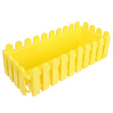 Rectangular Plastic Fence Flower Pots Green Plants Potted Succulent Planting Pot