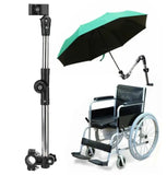 Frame Support For Electronic Wheelchair Elderly Scooter Parts Accessories Umbrella Attachment Handle Holder Connector