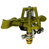 0°-360° Kirsite Adjustable Pattern Rain Bird Garden Impact Sprinkler Agricultural Lawn Brass Spray 4' Nozzle 10-15m Distance