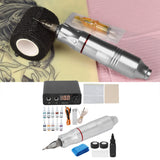 Tattoo Pen Set Motor Tattoo Machine Kit Foot Pedal Professional Transfer Paper Power Supply for Novice for Tattoo Salon