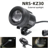 SUHU Motorcycle Telescc Adjustment Laser Barrel External Spotlight Integrated 6500K 5000LM LED Lamp Easy to Install