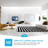 1080P Baby Monitor Phone App, Wifi IP Camera With Night Vision, 2-Way Audio, 2 Pack