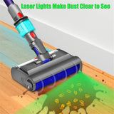Washing Brush for Dyson V7 V8 V10 V11 V15 Electric Mop Head Wet Dry with Green Light Cleans and Dries Hard ors