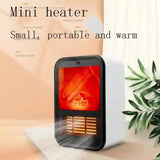 Portable Mini Electric Space Multi Functional Solar Car Coog Fan Heater Winter Low Power Foot Warmer Accessories