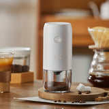 1pc, Electric Coffee Grinder, Automatic Coffee Bean Grinder, Portable Home Small Bean Chopper 8.13cmX8.13cmX19.81cm