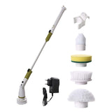 Electric Long-Handled Cleaning Brush, Wireless Charge, or, Kitchen, Toilet, Polishing, Home, Office, Dropshipping