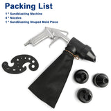 6-Piece Pneumatic Sandblasting Tool Kit Portable Sand Blasting Set Versatile Sandblaster Polishing hine Rust Remover