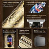 Resuxi 740 All Metal Clippers Ears Nose Trimmer Electric Shaver Set Wtih Bag Hair Cutting hine Men's Grooming Tools