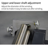 Bending Manual Rolg hine Round Tube Roller Making Tool Desktop Bender Metal Plate Bend
