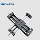 (80-80mm) Precision XY Axis Manual Stage Sliding Table Adjustable Aluminium Platform for Detailed Work