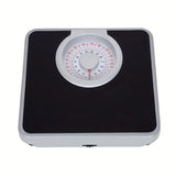1pc BR808 Mechanical Personal Bathroom Scales, Extra Large Analog Dial Scales, Retro Spring Scales, 150kg/330lb Dual Reading For Hotel Fitness Beauty Salon