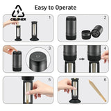 CRUSHER Electric Herb Grass Grinder Horn Tube Roll Paper Filg hine Spice Herbal Crusher Tobacco Shop Smoking Accessories