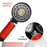 27W 6000LM LED Work Light Flashlight Portable Outdoor Camping Electric Torch Spotlight for Milwaukee 10.8V-12V Li-ion Battery
