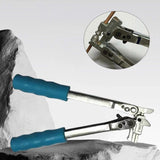 (B) Pliers Refrigerator Lock Ring Crimping Pliers Flameless Composite Ring Crimping