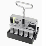 Small Clod Maker 20 Grids Manual Clod Maker Hand-Held Seed Block Making Tool Metal Gardening Miniature Clod Maker
