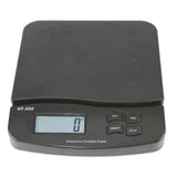 -550 25kg/1g 55lb Digital Postal Shipping Scale Electronic Postage Weighing Scales with Counting Function Black