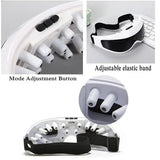 4D Airbags Vibration Eye Massager 4D Eye Care Device Hot Compress Eye Fatigue Massage Glasses Eye Massager Glasses For Relax And