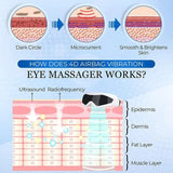 4D Airbags Vibration Eye Massager 4D Eye Care Device Hot Compress Eye Fatigue Massage Glasses Eye Massager Glasses For Relax And