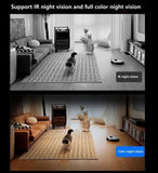 4MP Intelligent High-Definition Binocular Light Bulb Machine 360 Degree 10x Zoom Mobile Remote Wireless WIFI Camera