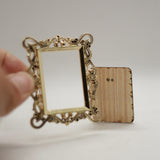 Dollhouse Miniatures 1/12 European Vintage Frame Hanging Famous Painting Mural Wall Picture Photo