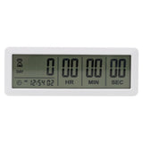 Big Digital Countdown - 999 Days Count Down Clock Timer for Graduation Lab Kitchen (White)