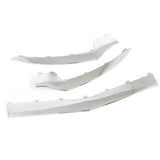 3pcs Gloss Chrome Front Bumper Lower Trim Replacement for Mercedes‑Benz E‑Class C207 Coupe AMG Line Facelift 2014 2015 2016 2017