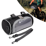 Bike Handlebar Front Water Resistant with Adjustable Strap Handy Men's Shoulder Small Bicycle Handle Bar Bag