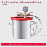 Visible defoaming AB glue stabilized wooden epoxy silicone deoaming bucket vacuum pump tank