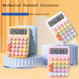 Calculator, nical keyboard, desktop computer office, creative student science, color calculator, learning office consumable