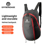 OFFBONDAGE Motorcycle Helmet Bike Gear Bag Travel Folding Ride Storage Camping Backpack