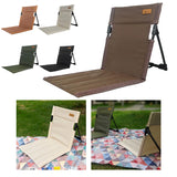 Beach Chair Ergonomic Design Oxidation Resistance Soft Cushion Stable Structure Camping For Barbecue