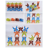 Wooden Stacking Game Building Monkeys Interlock Balancing Blocks Best Gifts For Childrens Toddler Toy