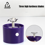 12Pcs Protable Electric Dry Herb Tobacco Grinder Multifunction Grass Crusher Grinders for Smoking Household Kitchen Accessorie