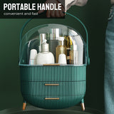 Cosmetic Storage Box Cosmetic Organizer Box Large Capacity Skin Care Storage Drawer Waterproof Dustproof Makeup Organizer