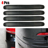 4pcs Universal Car Bumper Corner Rubber Strip Anti-rub Protector Guards Parts