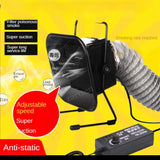 60W Adjustable Speed Solder Absorber ESD Fume Extractor Duct Exhuast with 2M Pipe Tub Ventilation Fan