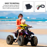 1Set Full Complete Electrics 50 70 90cc 110cc 125cc Wiring Harness Loom Solenoid Coil CDI Quad Dirt Bike ATV Moto