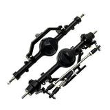 Aluminum Alloy Front And Rear Axle Complete Set CNC hined For RC4WD D90 Yota II RC Rock Crawler Car