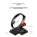 S-63 Arca Rotatable Horizontal-To-Vertical Mount Plate Kit for Sony A7 V/A7 IV/A7S III/A7R IV DSLR Camera