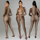 Women's Long-sleeved Trousers Jumpsuit