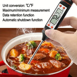 Kitchen oil thermometer and food electronic device