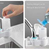 Hose with Faucet Extension Tubes Kitchen Sink Mixer Sprayer Head Filtered Replaceable Water Tap