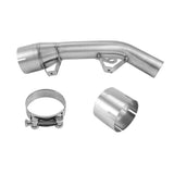 For Z900 2017-2022 Exhaust Escape Tube Silver