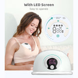 S32 Wearable for Breastfeeding Electric Breast Pump Hands FreeLow Noise with Memory Pause Functions 24mm Flange
