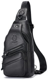 Crossbody Bag for Men Leather Sling Bag Small Chest Shoulder Bag Men Bag Crossbody