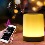 USB Rechargeable LED Bluetooth Speaker Multicolor Night Light Electronics Portable Speakers  Home