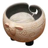 Sleepy Sheep Ceramic Yarn Bowl for Free , 6 W x 4.5inch H