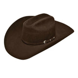Unisex Wool Cowboy Hat with 3Piece Buckle Set Hatband