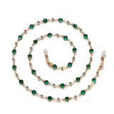 Sunglasses Chain Exquisite Metal Glasses Chain Splicing Glasses Chain Chain Imitation Pearl Chain(J)