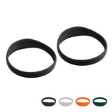 2pcs Brace Silicone One Size Symmetric Design Adjustable Knee Support Strap Pain Relief for Home Gym Office